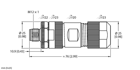 Turck RS56PK-S-0, RS56PL-S-0