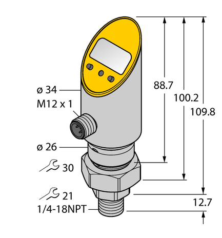 Turck PS100R-503-LUUPN8X-H1141, PS600R-503-2UPN8X-H1141, PS600R-503-LI2UPN8X-H1141