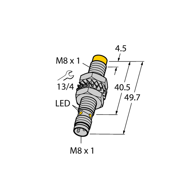 Turck NI3-M08E-AN6X-V1131, NI3-M08E-AP6X-V1131, NI5-M08E-AP6X-V1131