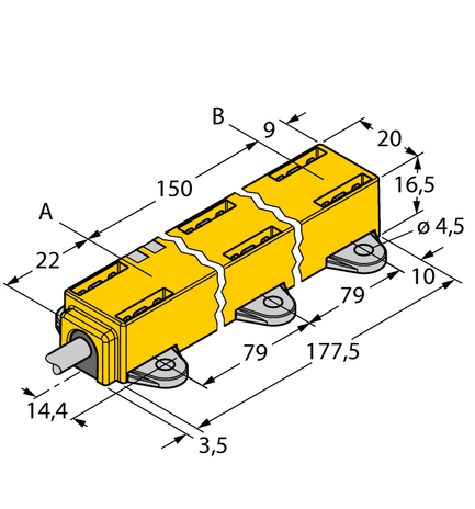 Turck LI150P1-Q17LM1-LIU5X2, LI150P1-Q17LM1-LU4X2/S97
