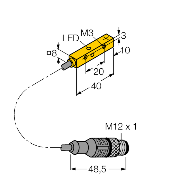Turck NI4U-Q8SE-AP6X-0.3-RS4T