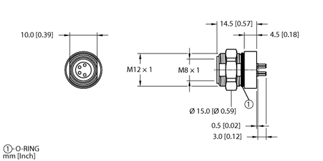 Turck MFKS 4F-PCBF