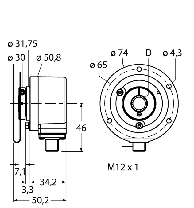Turck RI-12HA4E1-2B100-H1181