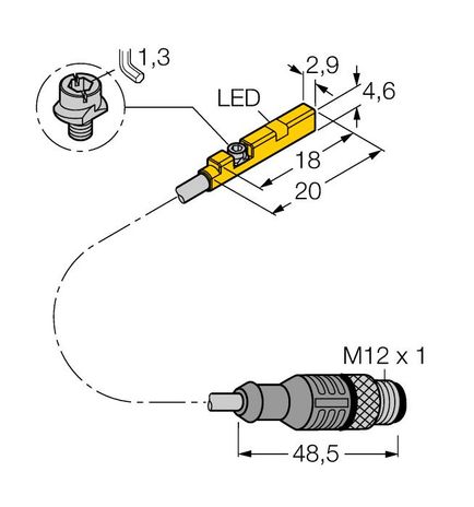 Turck BIM-UNR-AP6X-1-RS4T W/M