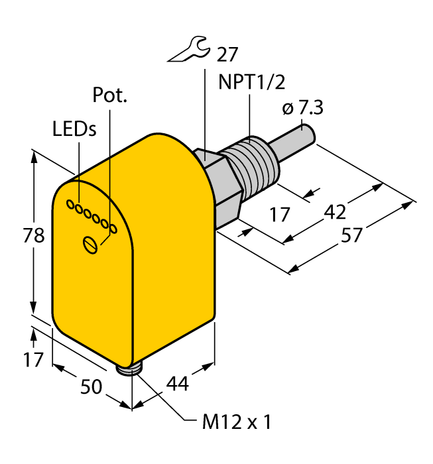 Turck FCS-N1/2A4P-AP8X-H1141, FCS-N1/2A4P-LIX-H1141, FCS-N1/2A4P-LIX-H1141/D037, FCS-N1/2A4P-LIX-H1141/V300