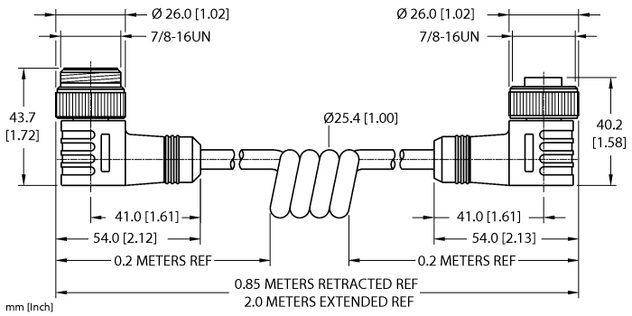 Turck WSM WKM 50-2M/S90-SP