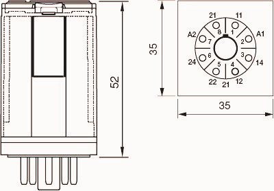 Turck C2-A20/012VDC, C2-A20/024VAC, C2-A20/024VDC, C2-A20/120-125VDC, C2-A20/120VAC, C2-A20/240VAC, C2-A20/240VDC, C2-A20BX/024UC, C2-A20DHX/024VDC, C2-A20DX/012VDC, C2-A20DX/024VDC, C2-A20DX/048VDC, C2-A20DX/120-125VDC, C2-A20DX/240VDC, C2-A20FNX/012VDC