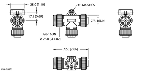 Turck RSM 50-2RKM 30