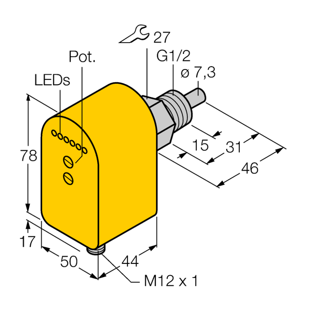Turck FCS-G1/2A4P-LIX-H1141/D037